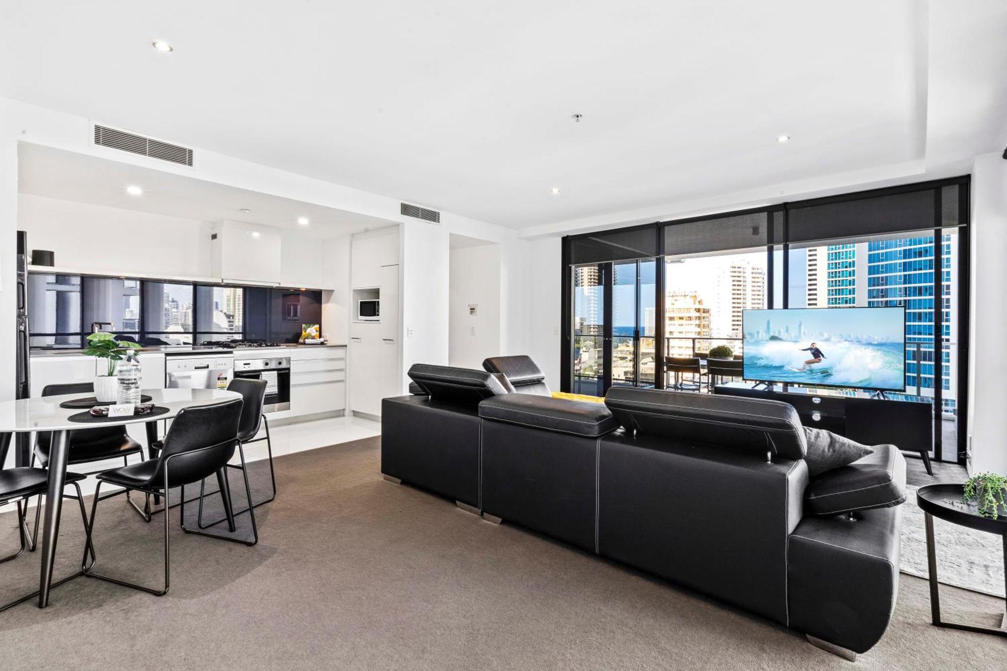 Ocean View Apartments With Balcony - Circle On Cavill - Central Location! - Self Contained & Privately Managed Gold Coast Bagian luar foto